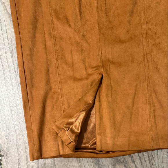 NWT MESHKI Elegant Strapless Brown Dress Size L - Picture 4 of 12